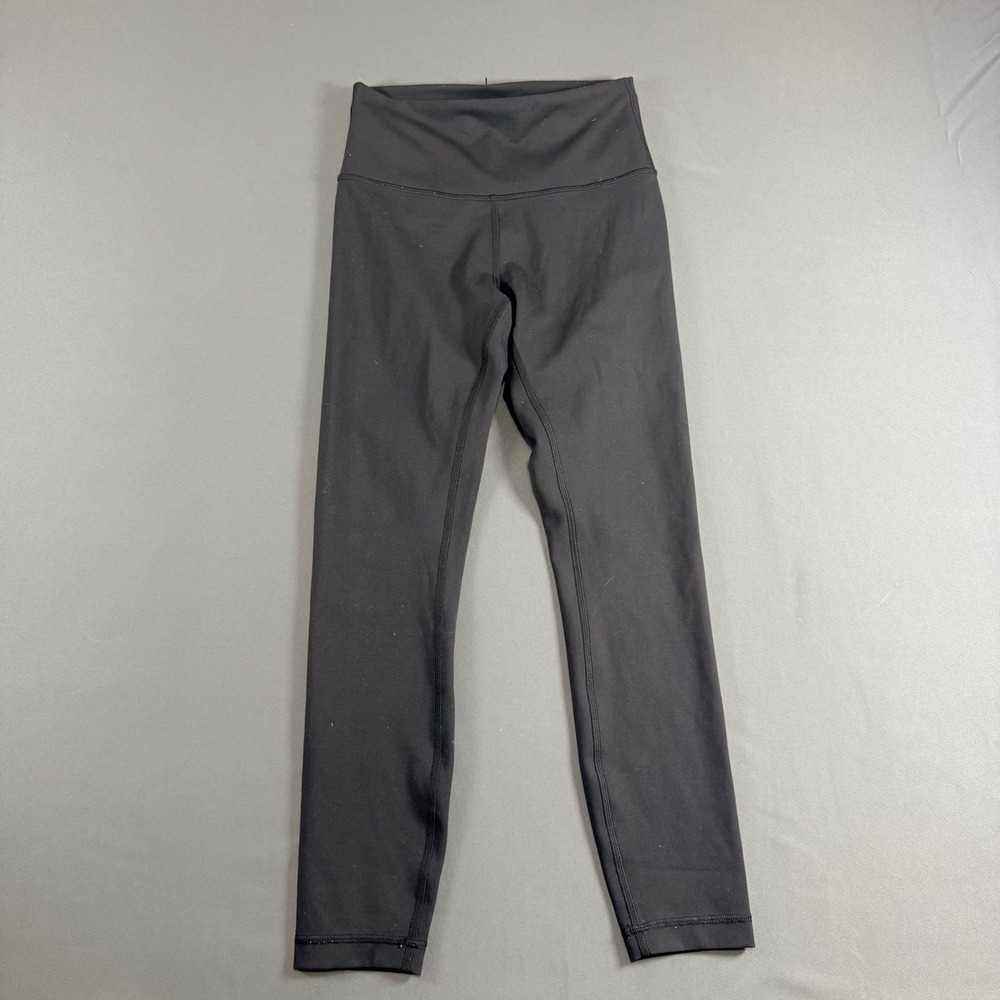 Lululemon Align Cropped Pants Jet Black Size 6